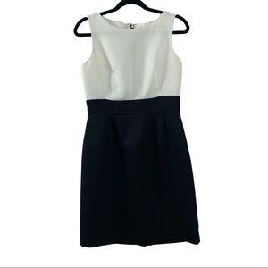 Tahari by ASL White and Black Sleeveless Dress 6